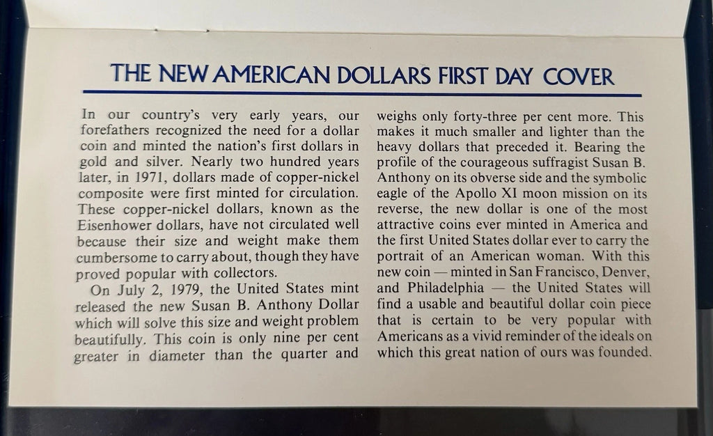 New American Dollars First Day Covers -T10