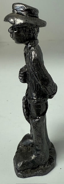 Pewter Man with Fish