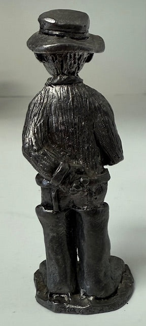 Pewter Man with Fish