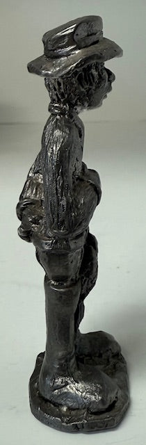 Pewter Man with Fish