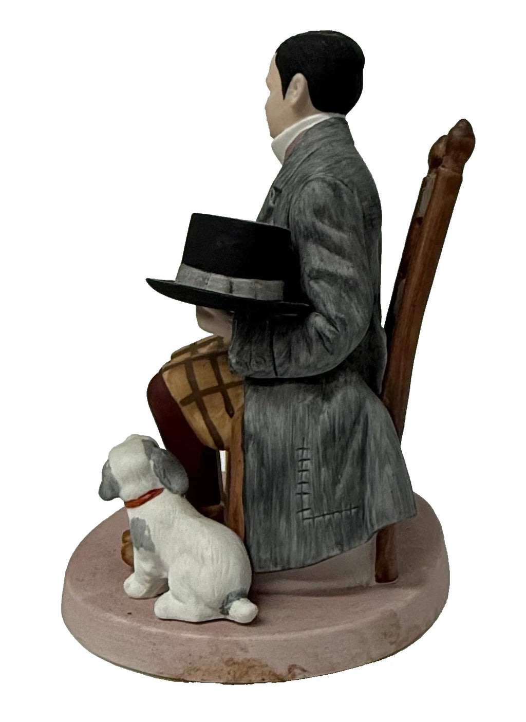 Norman Rockwell figurine Danbury Mint 12 porcelain sculpture Self Portrait photo