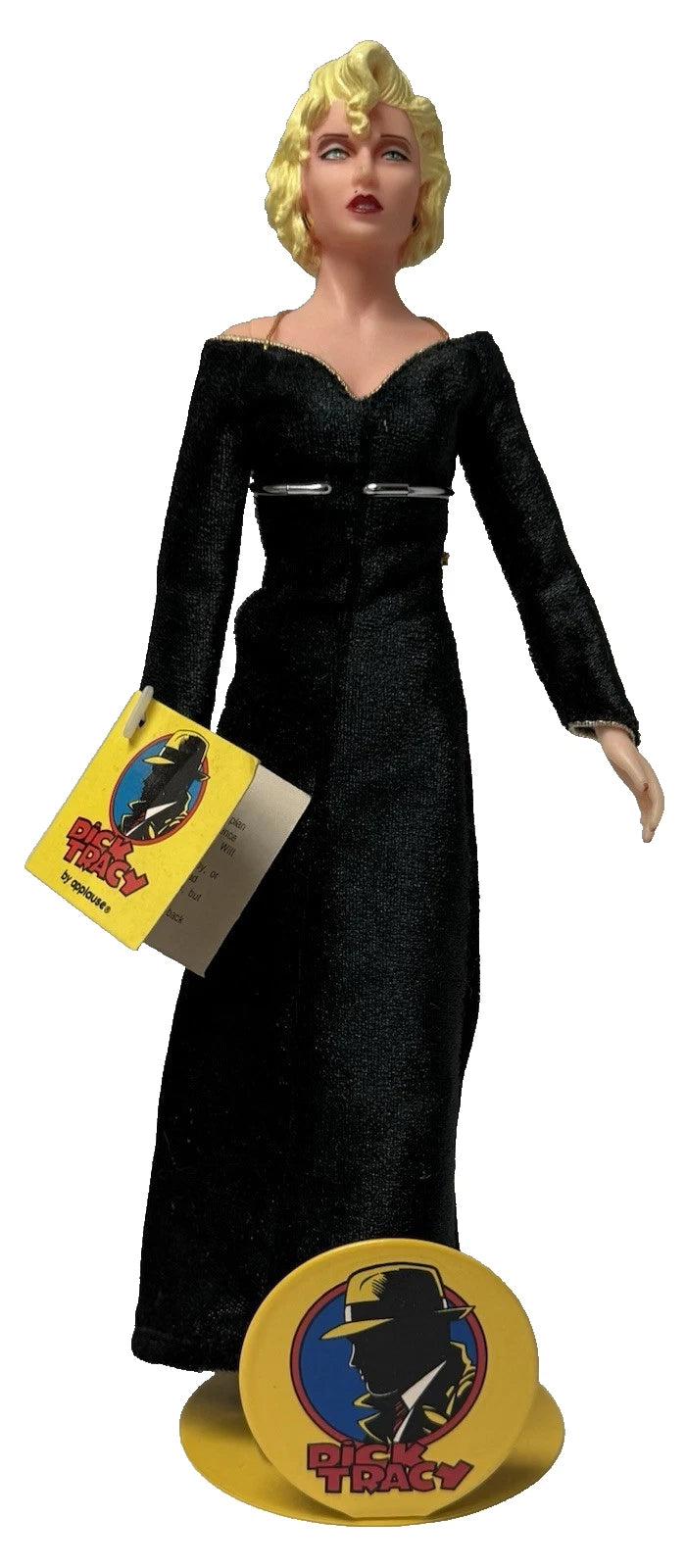 Dick Tracy 13” & Madonna Breathless Mahoney Doll Toy Vintage 1989 Applause Tags