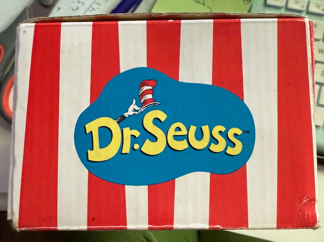 RARE Dr. Seuss Blue Travel Mug NIB