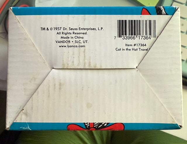 RARE Dr. Seuss Blue Travel Mug NIB