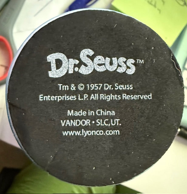 RARE Dr. Seuss Blue Travel Mug NIB